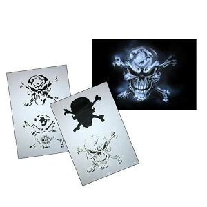 UMR-Design AS-063 Pirate Skull Airbrush Stencil Template Step by Step Size M UMR-Design AS-063 Pirate Skull Airbrush Stencil Template Step by Step Size M