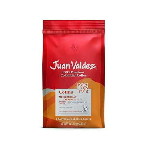 Juan Valdez Colina Ground Coffee - Medium Roast 12 oz - 100% Colombian Coffee Made with “Caracolito” Beans with Peach & White Chocolate Notes Juan Valdez Colina Ground Coffee - Medium Roast 12 oz - 100% Colombian