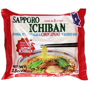 Tb| a˂ƃIWĩX[vA3.5 IX Sapporo Ichiban Japanese Style Noodles & Original Flavored Soup, 3.5 Oz