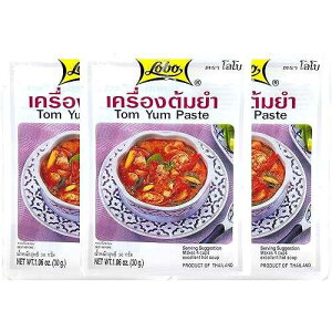 { gy[Xg 1.06 IX (3 pbN) Lobo Tom Yum Paste 1.06 Oz (Pack of 3)
