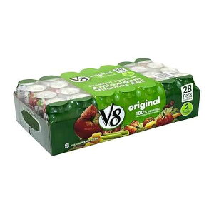 V8 100% ؃W[XA11.5 IX (28 ) V8 100% Vegetable Juice, 11.5 Ounce (28 Cans)