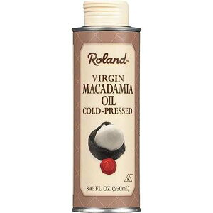 Roland Foods o[W}J_~AICAR[hvXAAHiA8.45 tʃIX Roland Foods Virgin Macadamia Oil, Cold Pressed, Specialty Imported Food, 8.45 Fl Oz Can