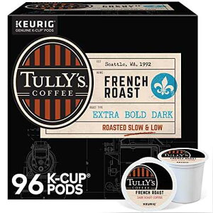 Tully's Coffee French Roast, Keurig Single-Serve K-Cup Pods, Dark Roast, 96 Count Tully's Coffee French Roast, Keurig Single-Serve K-Cup Pods, Dark Roast, 96 Count