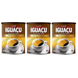 Cafe Iguacu Tradicional Instant Brazilian Coffee, Can 200 grams (Pack of 3)