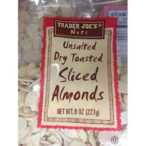 g[_[W[Y AhCg[Xg XCXA[h (2 pbN) Trader Joe's Unsalted, Dry Toasted Sliced Almonds (Pack of 2)