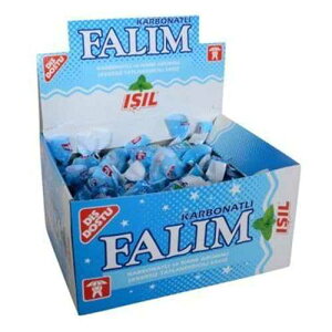 Sugarless Falim Plain Gum - Carbonate & Mint Grass Flavoured - 100 pcs Sugarless Falim Plain Gum - Carbonate & Mint Grass Flavoured - 100 pcs