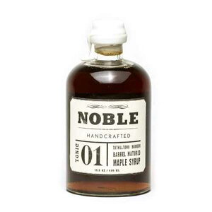 ノーブル バーボン樽熟成メープルシロップ、15.2液量オンス Noble Handcrafted Noble Bourbon Barrel Matured Maple Syrup, 15.2 fl oz