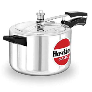 Hawkins Aluminium 5 Litre Classic Pressure Cooker, Best Inner Lid Cooker, Silver (Cl50) Hawkins Aluminium 5 Litre Classic Pressure Cooker, Best Inner Lid Cooker, Silver (Cl50)