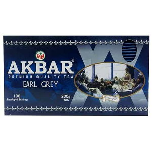 Akbar Pure Ceylon Tea Earl Grey 100 Enveloped Teabags