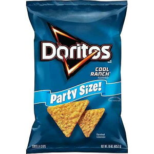 Doritos, �N�[�������`�����̃g���e�B�[���`�b�v�X �p�[�e�B�[�T�C�Y�A15 �I���X Doritos, Cool Ranch Flavored Tortilla Chips Party Size, 15 oz