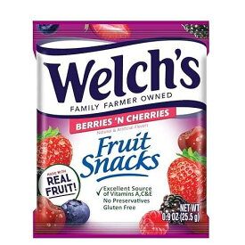Welch's ベリーズ アンド チェリーズ、0.9 オンス、40 カラット Welch's Berries 'n Cherries, 0.9 Oz, 40 Ct