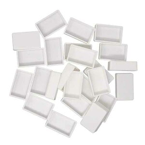 Honbay 24PCS Plastic Empty Watercolor t Pans Full Pans (White) Honbay 24PCS Plastic Empty Watercolor t Pans Full Pans (White)