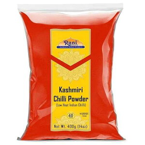 Rani Kashmiri Chilli Powder (Deggi Mirch, Low Heat) Ground Indian Spice 14oz (400g) ~ All Natural, Salt-Free Vegan No Colors Gluten Friendly NON-GMO Kosher Indian Origin Rani Brand Authentic Indian Products Rani Kash
