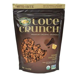 Love Crunch Organic Double Chocolate Chunk Granola, 11.5 oz (Pack of 1), Non-GMO, Fair Trade, by Nature's Path Love Crunch Organic Double Chocolate Chunk Granola, 11.5 oz (Pack of 1), Non-GMO, Fair Trade, by