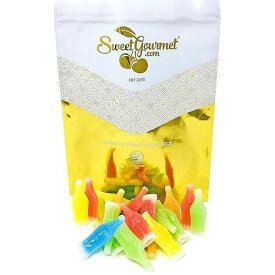 SweetGourmet Wax Candy Bottles with Drink Filling, Assorted Fruit Flavors, 2-Pound Bag SweetGourmet Wax Candy Bottles with Drink Filling, Assorted Fruit Flavors, 2-Pound Bag