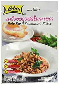 { uh ^C z[[oW V[YjO y[Xg - e 1.76 IX (5 pbN) Lobo brand Thai Holy basil seasoning paste - 1.76 oz each (5 packs)