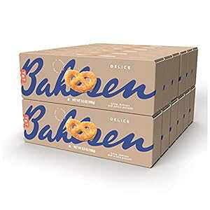 Bahlsen Delice Cookies (12 ) - Âđ@ׂȃo^[̂悤ȃpCnЂ˂AyTNTN̑w - 3.5 IX̔ Bahlsen Delice Cookies (12 boxes) - Sweet & delicate, buttery puff pastry twists with light