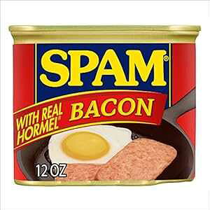 {̃z[x[RXpA7 g veCA12 IX (12 pbN) SPAM with Real HORMEL Bacon, 7 g protein, 12 oz (Pack of 12)