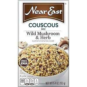 NXNX Ch }bV[ & n[uANG[J[ jA C[Xg Ch }bV[ & n[u NXNX ~bNXA5.4 IX (12 pbN) Couscous Wild Mushrooms & Herb, Quaker Near East Wi