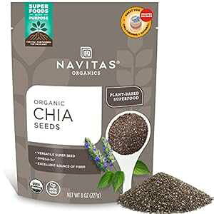 Navitas Organics `AV[h (8IX) Navitas Organics Chia Seeds (8oz)