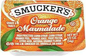 X}bJ[Y IW}[}[h 200 Smucker's Orange Marmalade, 200 Count
