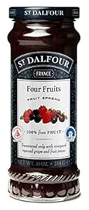 St. Dalfour tH[ t[c t[c XvbhA10 IX St. Dalfour Four Fruits Fruit Spread, 10 Ounce