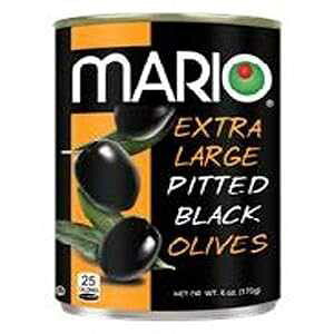 }I J}` t[Y Ȃ[W ubN I[u (12 pbN) Mario Camacho Foods Pitted Large Black Olives (Pack of 12)