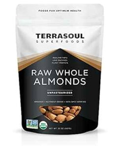 Terrasoul Superfoods ̒ቷEۂĂȂI[KjbN A[h (\)A2 |h Terrasoul Superfoods Raw Unpasteurized Organic Almonds (Sproutable), 2 lbs
