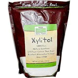 Now Foods キシリトール、2.5 ポンド袋 (2 個パック) Now Foods Xylitol, 2.5 Pound Bag (Pack of 2)