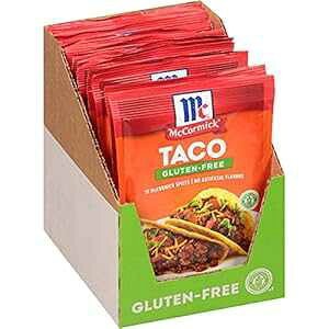 }R[~bN Oet[ ^RX V[YjO ~bNXA1.25 IX (12 pbN) McCormick Gluten Free Taco Seasoning Mix, 1.25 oz (Pack of 12)
