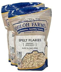 Shiloh Farms - I[KjbN Xyg t[NA2 pbN - e 16 IX Shiloh Farms - Organic Spelt Flakes, 2 Packs - 16 Ounce each