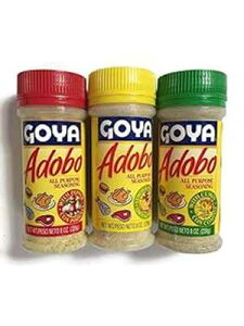 S[ Ah{ V[YjOAybp[ 1 AN~ 1 Aƃybp[ 1 A8 IX (3 pbNAe 1 ) Goya Adobo seasoning,1 with Pepper, 1 with Cumin and 1 with Lemon and Pepper, 8 Ounces 