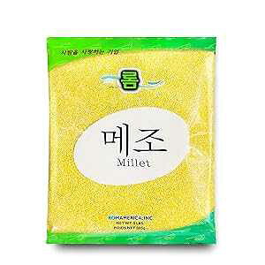 ROM AMERICA Premium Hulled Millet Natural Whole Grain High Protein Low Carb Gluten-Free Alternative to Rice Ancient Grain Healthy Superfood - 2 Pound (Pack of 1)