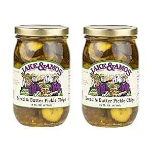 WFCN & GCX ubh & o^[ sNX - (2) 16 IXr Jake & Amos Bread & Butter Pickles - (2) 16 Ounce Jars