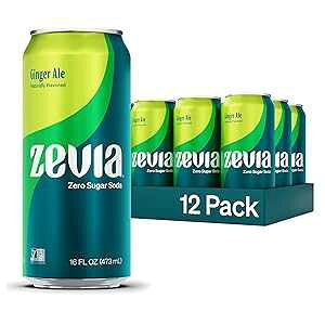 Zevia [J[\[_AWW[G[A16 IX (12 pbN) Zevia Zero Calorie Soda, Ginger Ale, 16 Ounce Cans (Pack of 12)