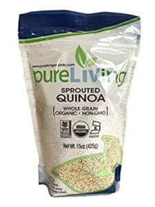 Pure Living - I[KjbNLkA - 15 IX Pure Living - Organic Sprouted Quinoa - 15 Ounce