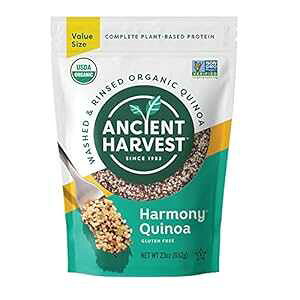 Ancient Harvest Xς݃I[KjbNLkAAn[j[gJ[A23 IX (6 pbN) Ancient Harvest Pre-Rinsed Organic Quinoa, Harmony Tri-Color, 23 oz (Pack of 6)