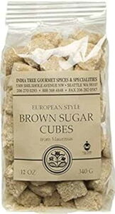 India Tree uE [sA X^C pA12 IX obO (3 pbN) India Tree Brown European-Style Sugar Cubes, 12 oz Bag (Pack of 3)