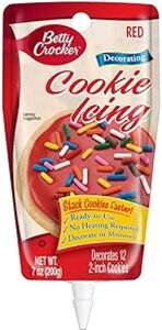Betty Crocker NbL[ACVOAbhA7IX Betty Crocker Cookie Icing, Red, 7 oz