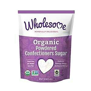 Wholesome Sweeteners オーガニック粉砂糖、16 オンス Wholesome Sweeteners Organic Powdered Sugar, 16 oz