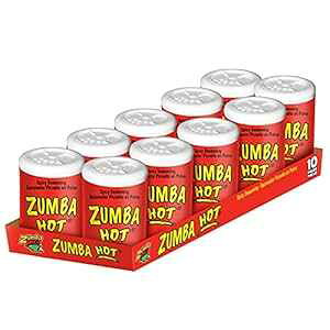 Zumba Pica Hot Chili Powder 0.78oz (22gr) 10 Count - Chili Candy - Chilli Powder - Chili Powder Mexican Candy - Tangy Chili Powder to Sprinkle Fruits - Chile Powder - Dulces Mexicanos Picantes