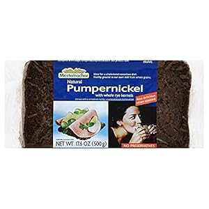 ���X�e�}�b�n �p�� �v���p�[�j�b�P���A17.6 �I���X (6 �p�b�N) Mestemacher Bread Pumpernickel, 17.6 Oz (Pack of 6)