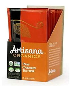 Artisana Organics JV[o^[XibNpE` - YAr[KуpIth[A`qg݊A1.06IXpE` (10pbN) Artisana Organics Raw Cashew Butter Snack Pouches - No Su