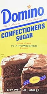 Domino Confectioners 10-x A1 |h (2 pbN) Domino Confectioners 10-x Powdered Sugar, 1 Pound Box (Pack of 2)