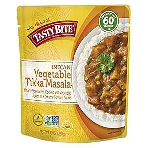 Tasty Bite Ch؃eBbJ}TAdqWłɐHׂ郁CfBbVA10 IX (6 pbN) Tasty Bite Indian Vegetable Tikka Masala, Microwaveable Ready to Eat Entr e, 10 Ounce (Pack of 6)