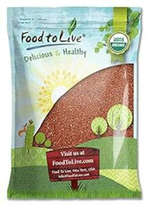 I[KjbNbhLkAA5|h - `qg݊AR[V[AA\Ar[KAT[gt[h Food to Live Organic Red Quinoa, 5 Pounds - Non-GMO, Kosher, Raw, Sproutable, Vegan, Sirtfood