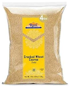 j e҂ (t@_ / ʓIɃuK[ #2 ƌĂ΂) 4 |h (64 IX)~ SVR r[K FȂ `qg݊ Ch̋N Rani Brand Authentic Indian Products Rani Cracked Wheat Coarse (Fada /