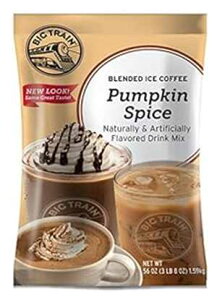 Big Train uhACXR[q[ApvLXpCXA3.5|hACX^gR[q[hN~bNX Big Train Blended Ice Coffee, Pumpkin Spice, 3.5 Pound, Powdered Instant Coffee Drink Mix