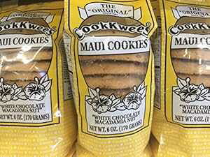 IWi }EC NbNEB[Y nC NbL[ 3 pbN - e 6 IX (zCg `R[g }J_~A ibc) Cook Kwees The Original Maui CookKwees Hawaii Cookies 3 Pack- 6 Ounces Each (White Chocolate Ma