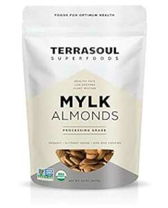 Terrasoul Superfoods ̒ቷEۂĂȂI[KjbN A[h (O[h)A2 |h Terrasoul Superfoods Raw Unpasteurized Organic Almonds (Mylk Grade), 2 Pounds